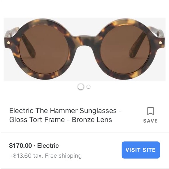 Round Frame handmade sunglasses - Picture 2 of 5